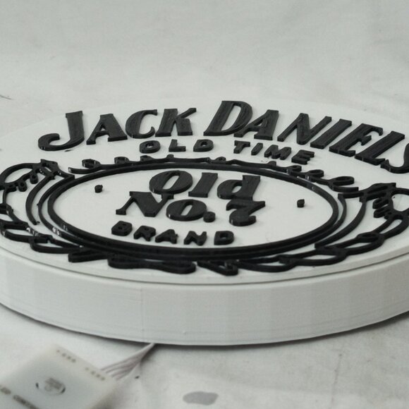 3D Printed Jack Daniel's RGB LED Lighted Bar Sign With Remote Control Man cave - Picture 7 of 12